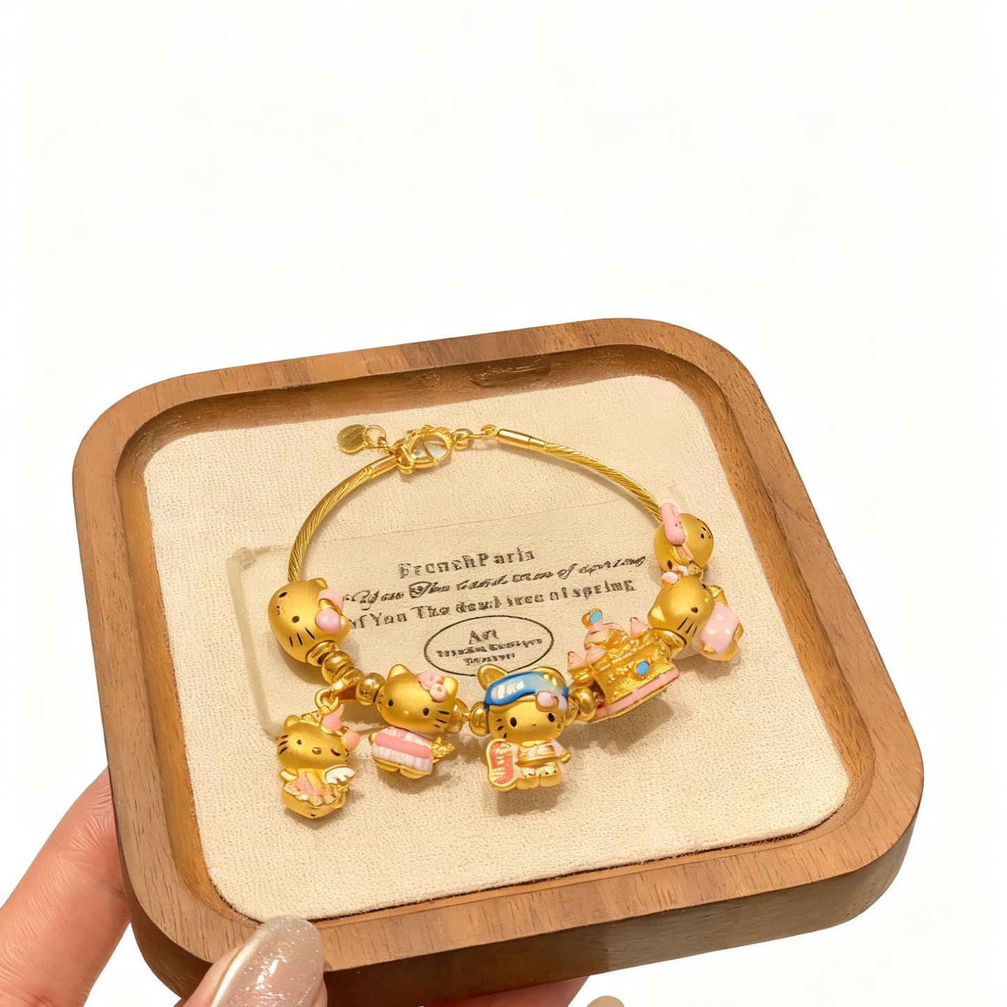 diy hello kitty bracelet