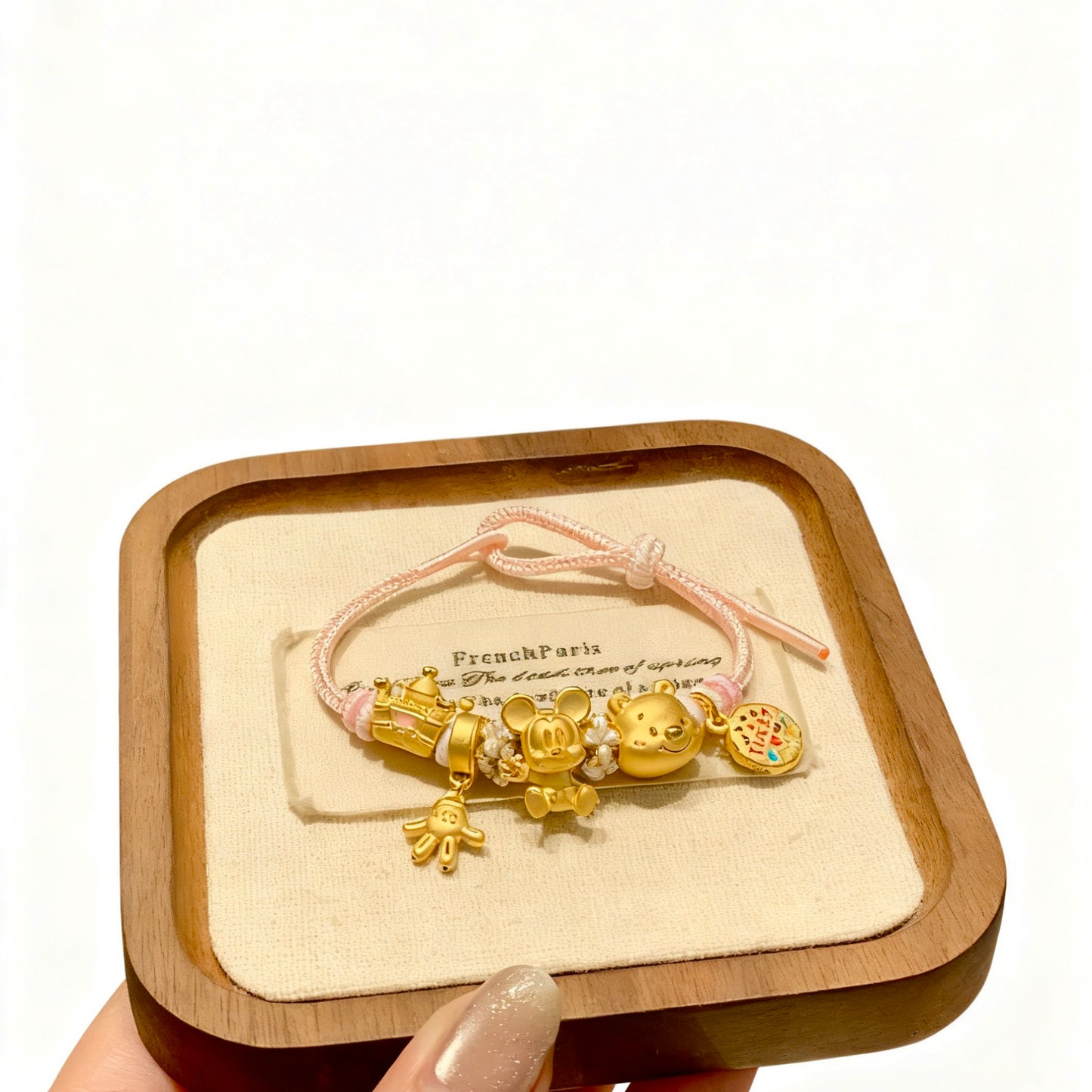 diy gold bracelet